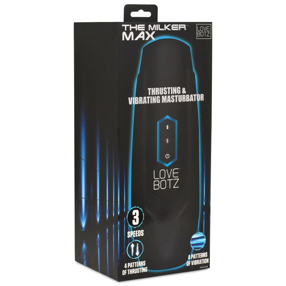 Love Botz "The Milker" Max 14X Thrusting/Vibrating Masturbator