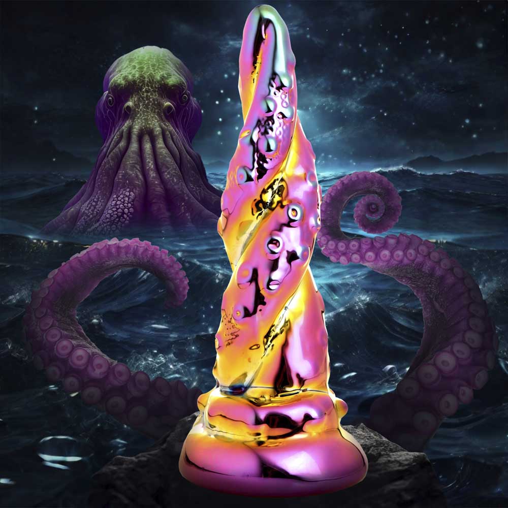 Creature Cocks "Enchantress" Rainbow (GLASS) Dildo