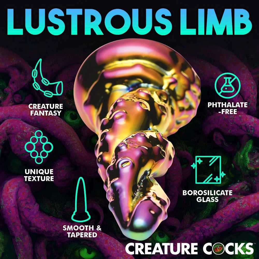 Creature Cocks "Enchantress" Rainbow (GLASS) Dildo