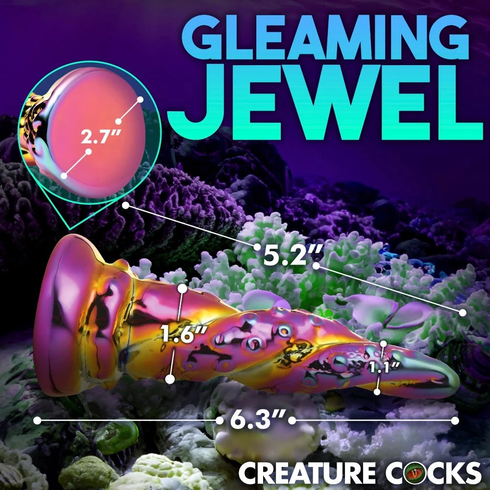 Creature Cocks "Enchantress" Rainbow (GLASS) Dildo