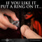 MS Kingpin Stainless Steel &quot;Glans&quot; Ring 24mm