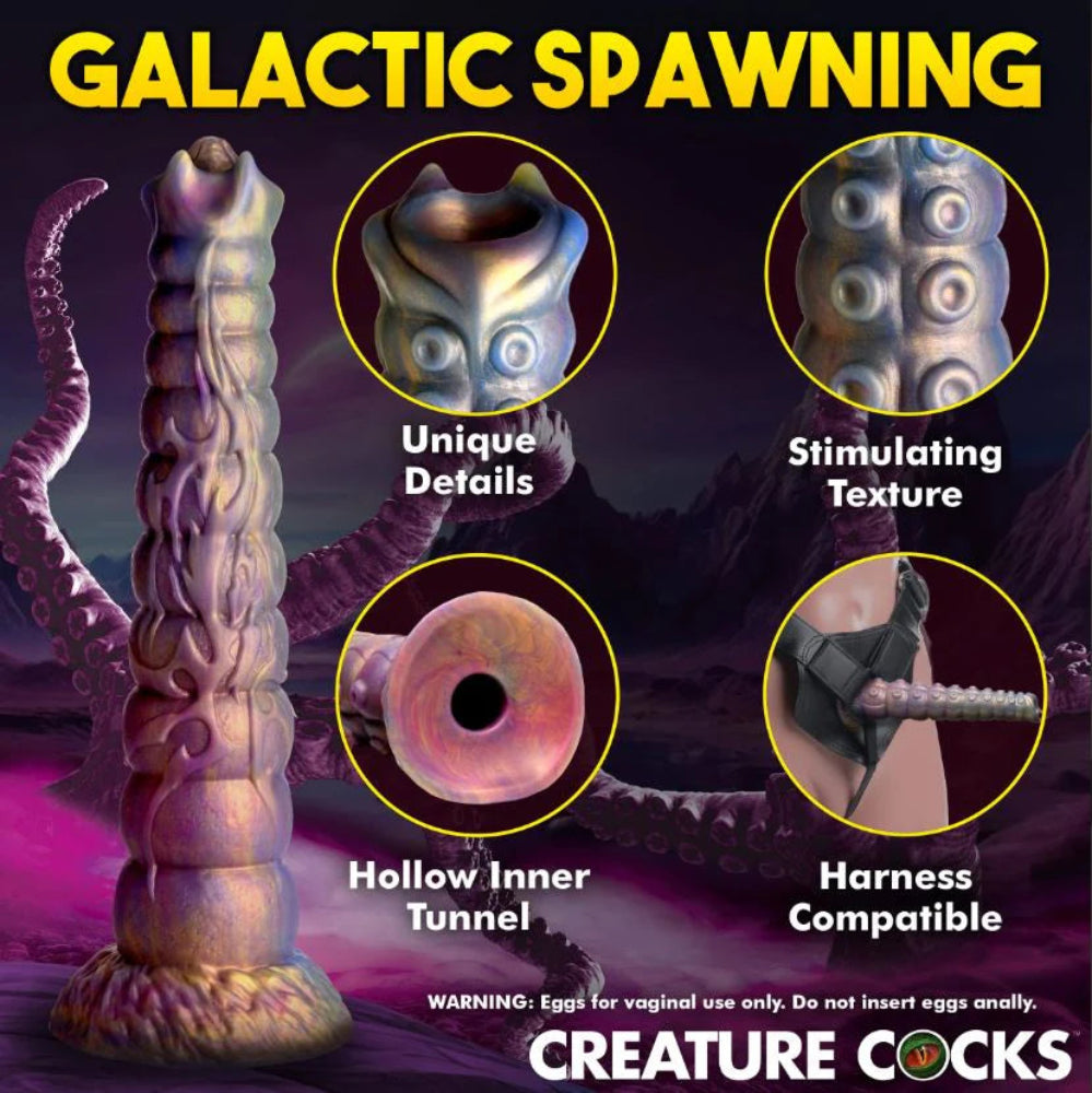 Creature Cocks 'Deep Invader' Tentacle Ovipositor w/Eggs