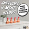 Suction Snap-On Peckers - 4pk