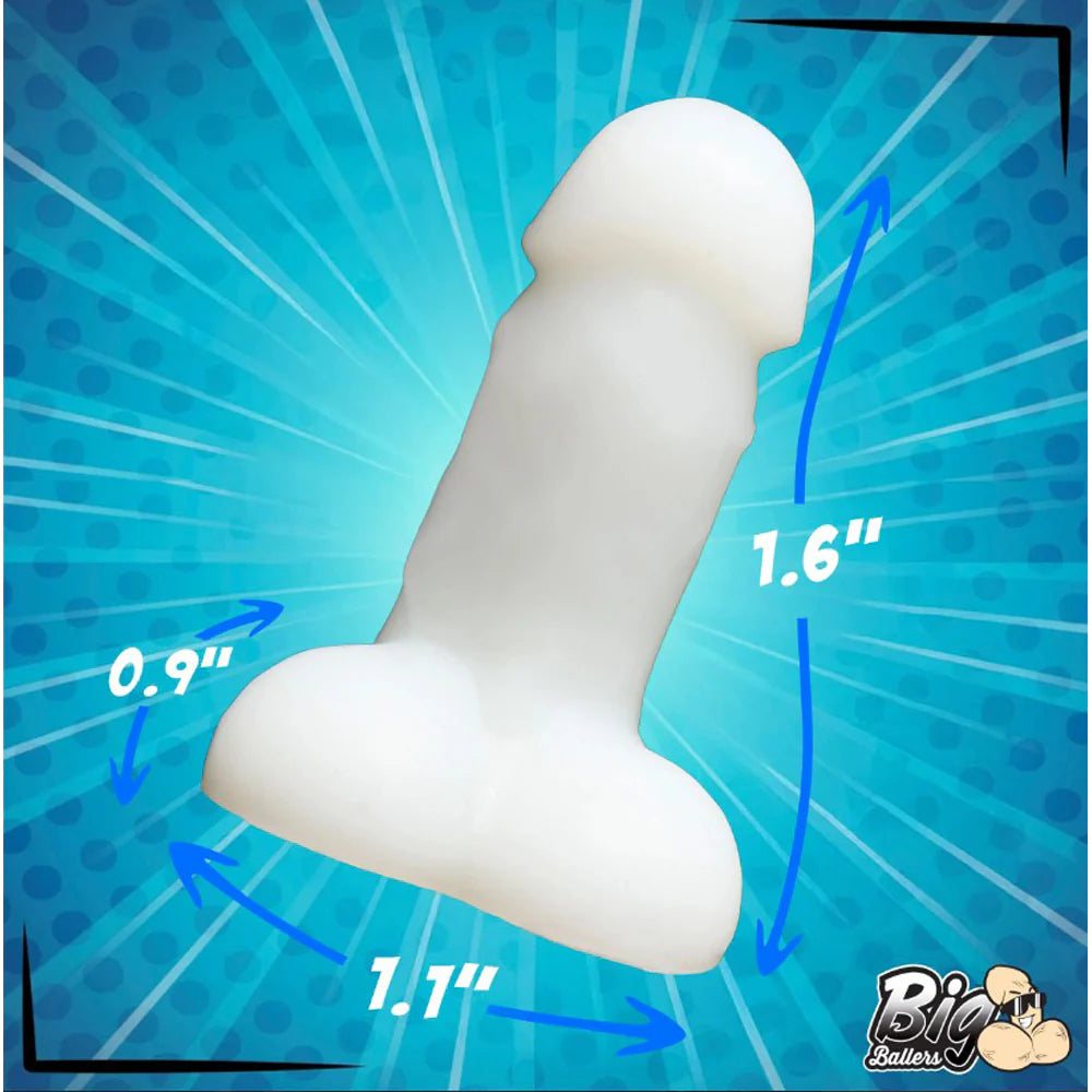 Glow-in-the-Dark Snap-On Peckers - 4pk