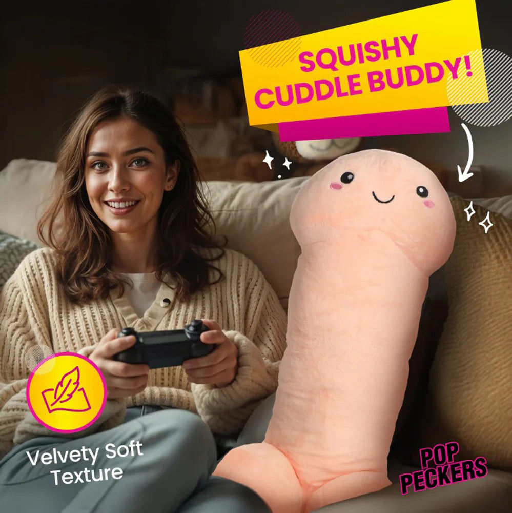 Happy Peckers ''Penis'' Pillow -Large