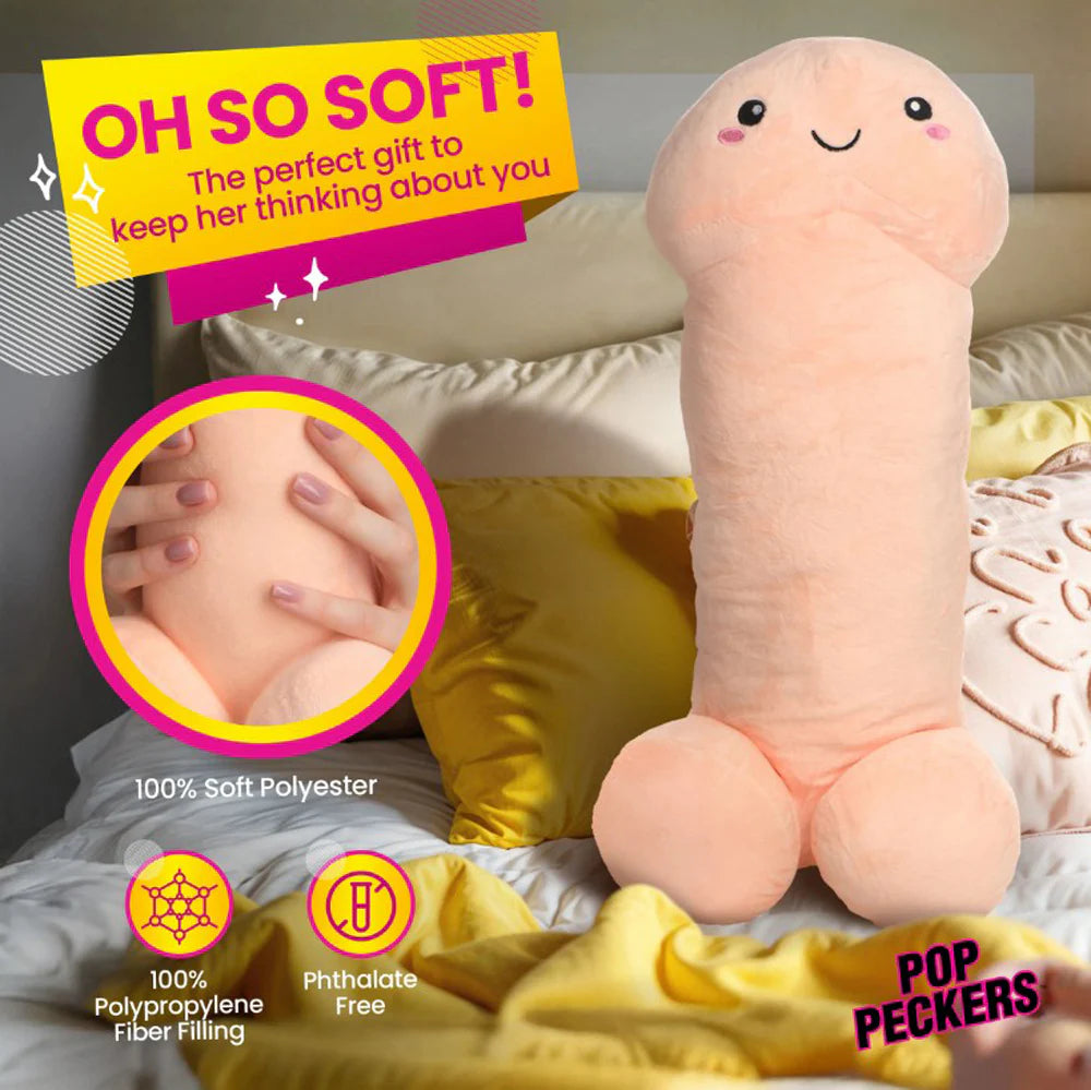 Happy Peckers ''Penis'' Pillow -Large