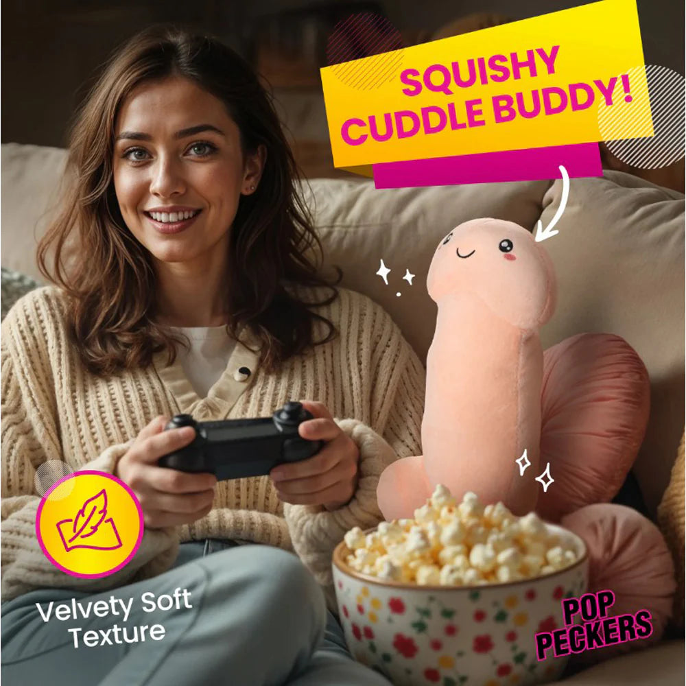 Happy Peckers ''Penis'' Pillow -Small