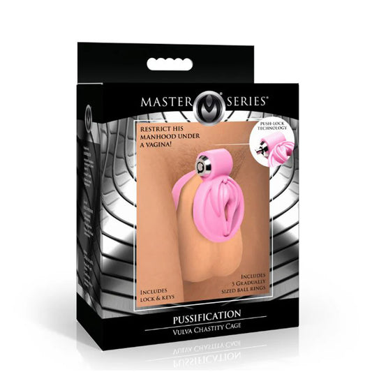 MS 'Pussification' Vulva Chastity Cage