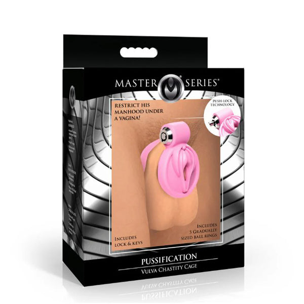 MS 'Pussification' Vulva Chastity Cage