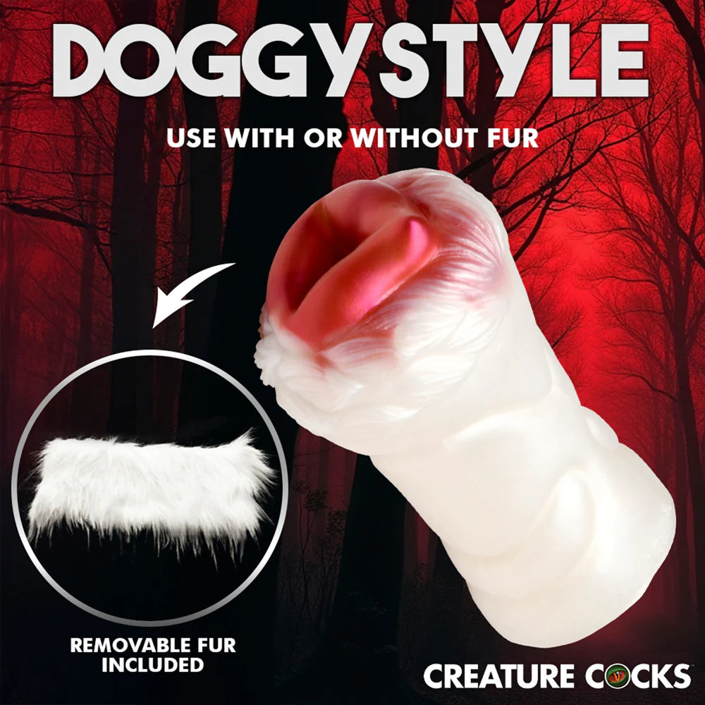 Creature Cocks 'Snow She-Wolf' Silicone Stroker