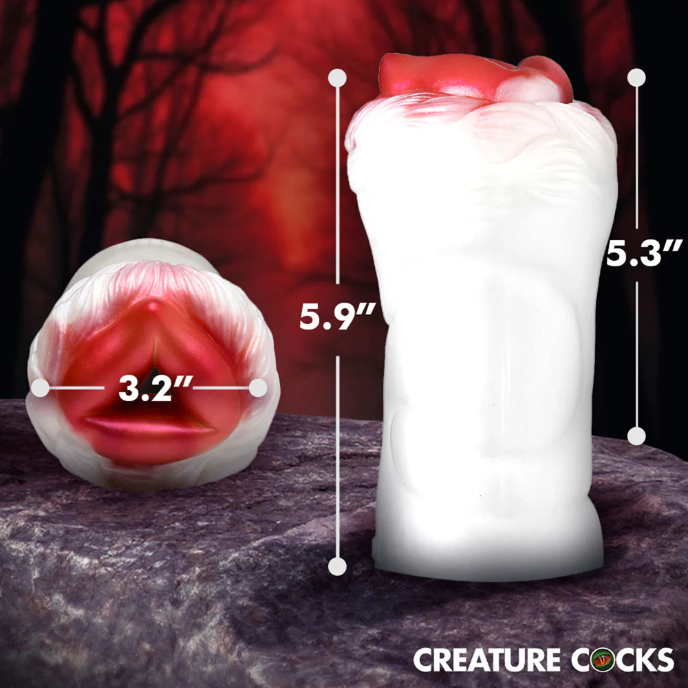 Creature Cocks 'Snow She-Wolf' Silicone Stroker