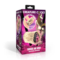 Creature Cocks 'Savage She-Wolf' Silicone Stroker