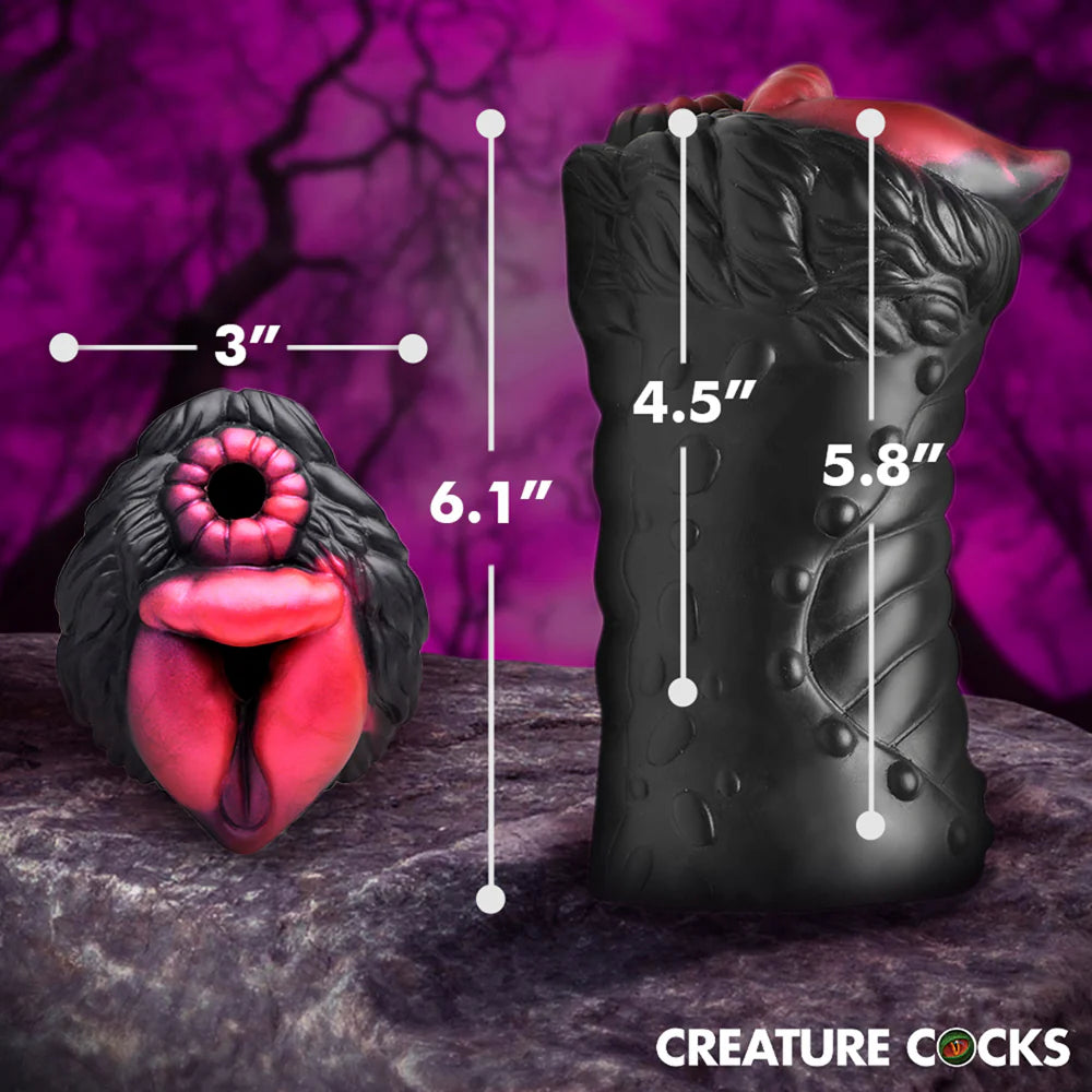 Creature Cocks 'Savage She-Wolf' Silicone Stroker