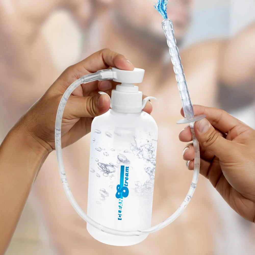Clean Stream XL 600ml Enema Bottle w/ 3 Attachments