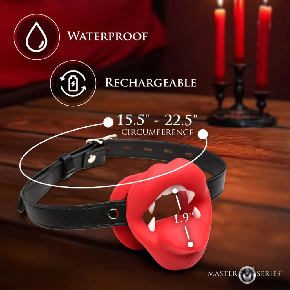 Master Series 'Vampire' Vibrating Mouth Gag