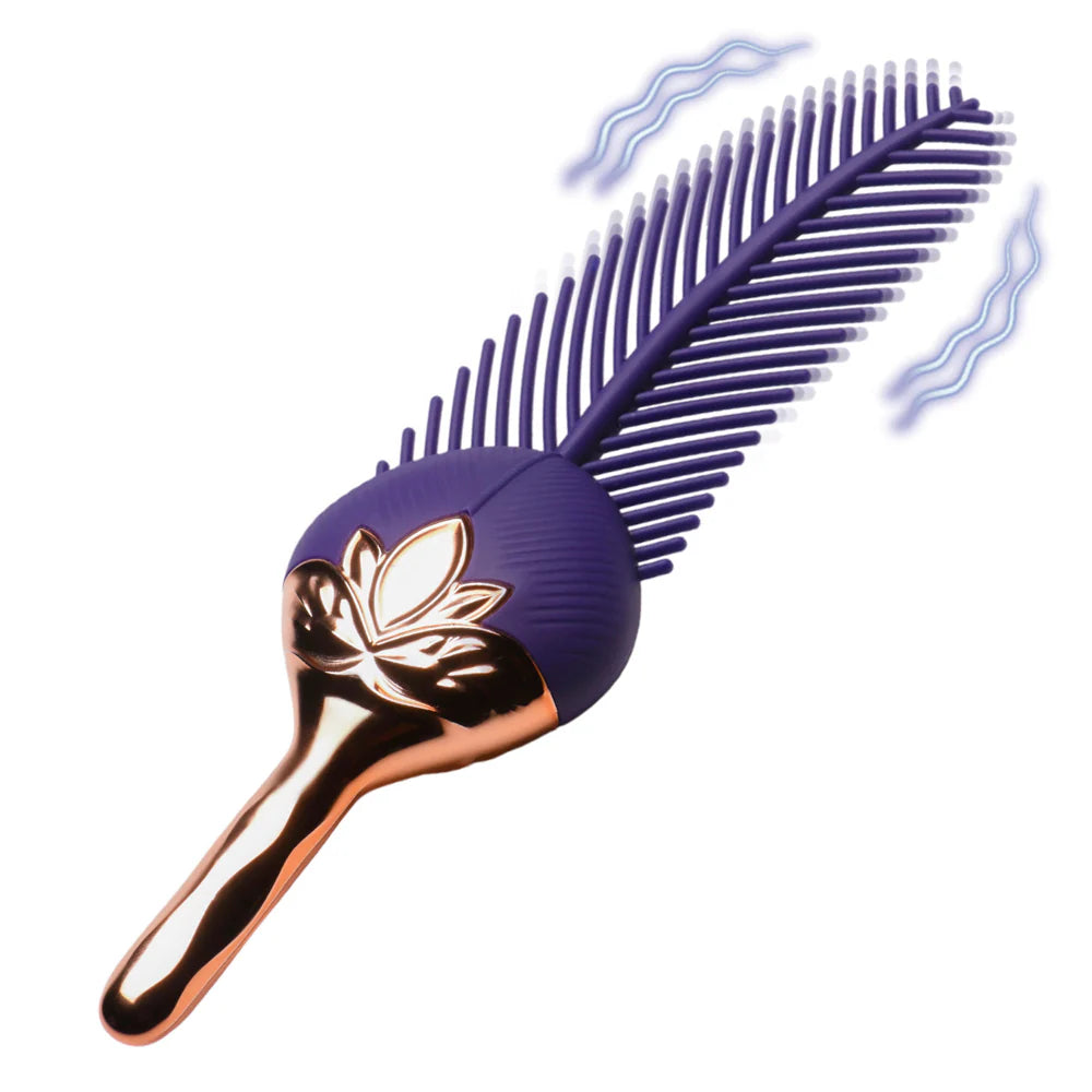 MS "The Tickler" Vibrating Silicone Feather