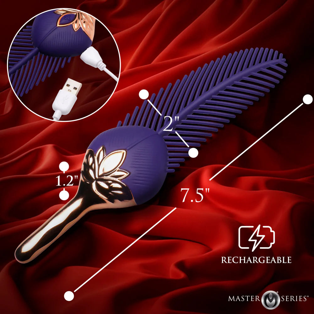 MS "The Tickler" Vibrating Silicone Feather
