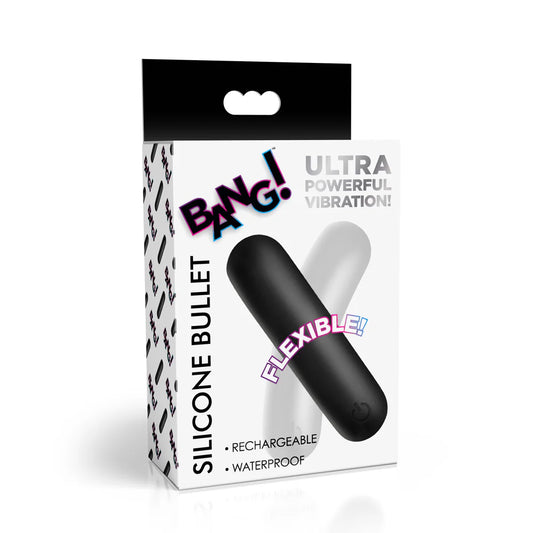 BANG! ''Flexible'' Silicone Bullet -Black