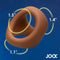 Jock Discreet Silicone ''Medium Tan'' Cock & Ball Ring