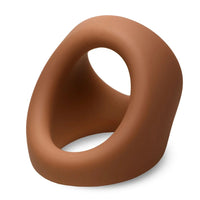 Jock Discreet Silicone 'Medium Tan' Cock & Ball Ring