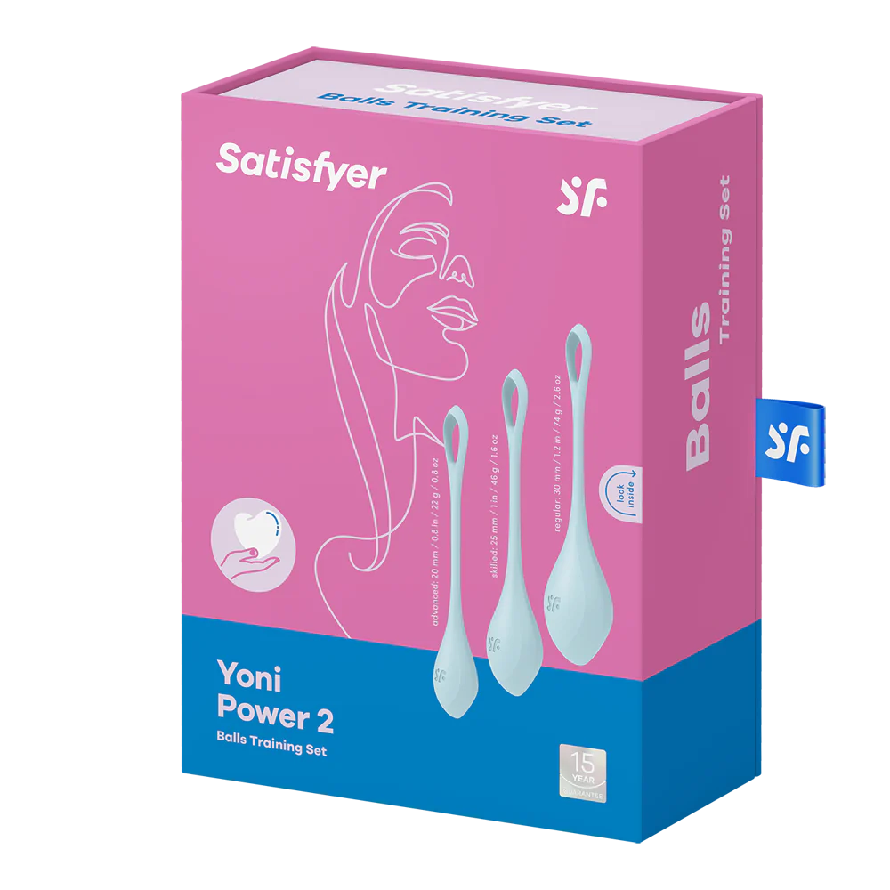 Satisfyer "Yoni Power 2" Trainer Set  -Light Blue