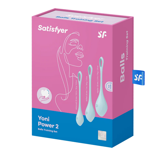 Satisfyer "Yoni Power 2" Trainer Set  -Light Blue