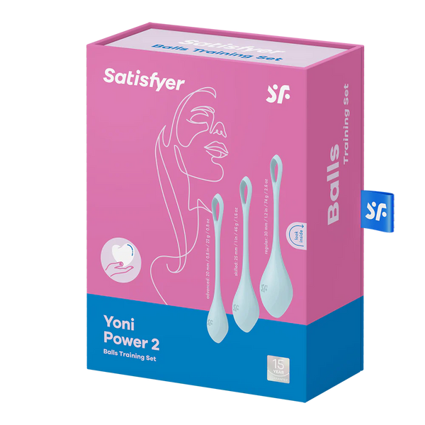 Satisfyer "Yoni Power 2" Trainer Set  -Light Blue