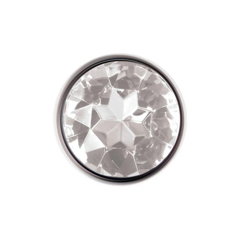 Adam & Eve 'Clear' Gem Anal Plug -Medium