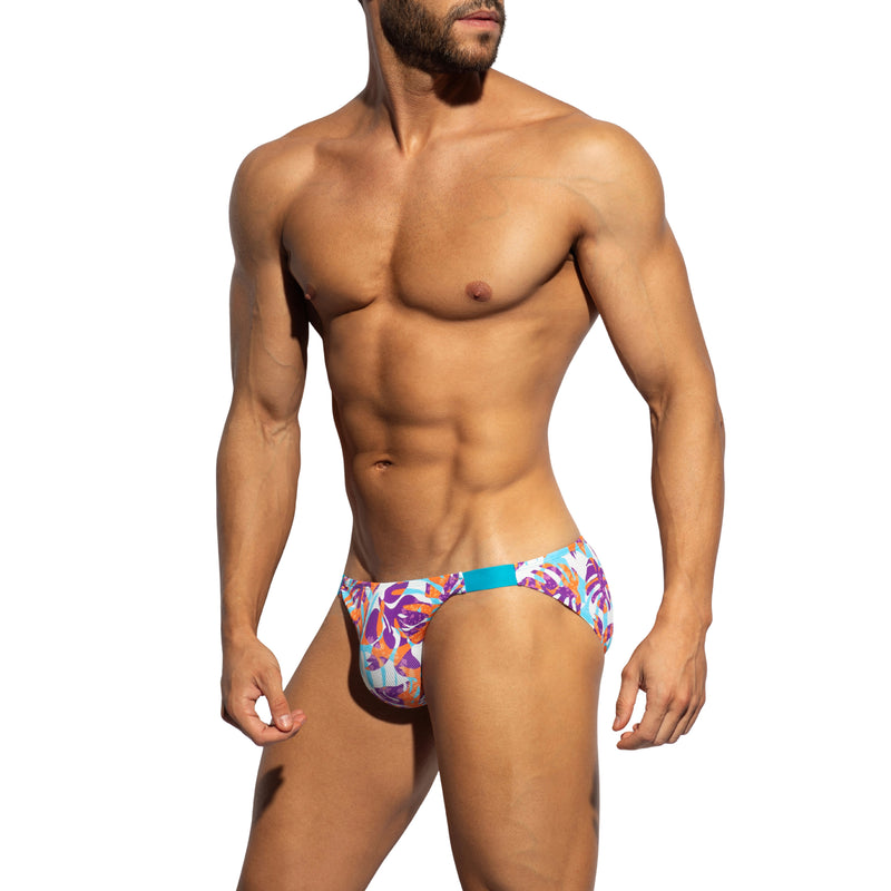 ES Collection Garden Rib Bikini Brief - Turquoise