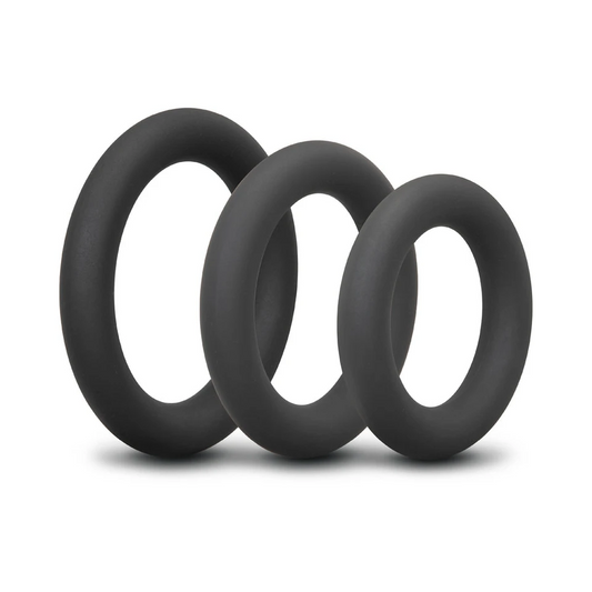 b-Vibe Snug Ring Swole 3-pack silicone cock rings