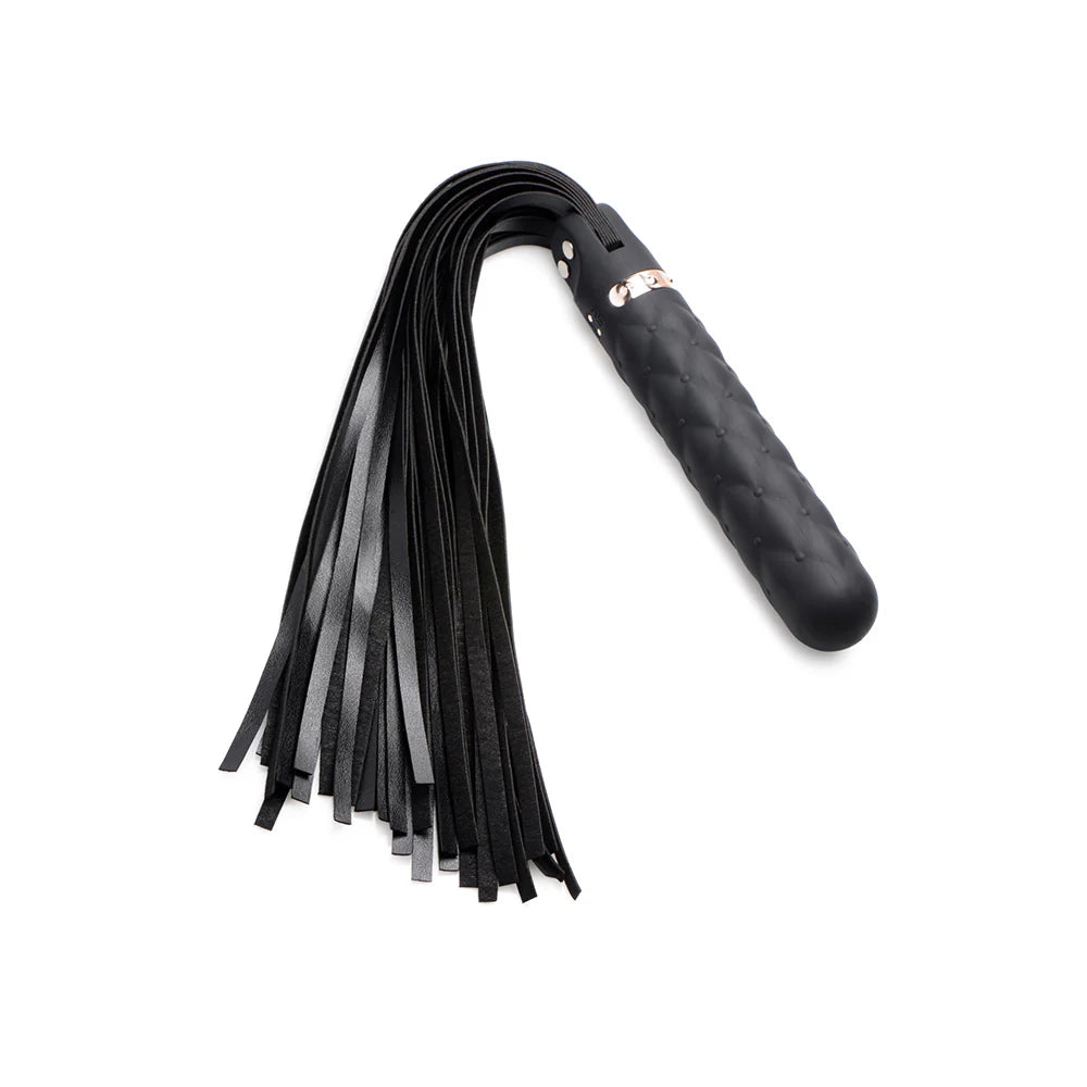 MS Vibra-Lasher 9X Vibrating Dildo Flogger