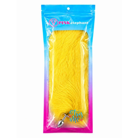 Foxtail Plug - Small - Yellow