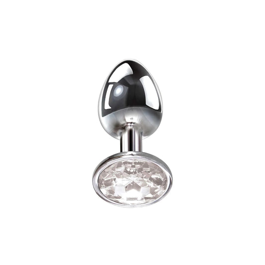 Adam & Eve 'Clear' Gem Anal Plug -Small
