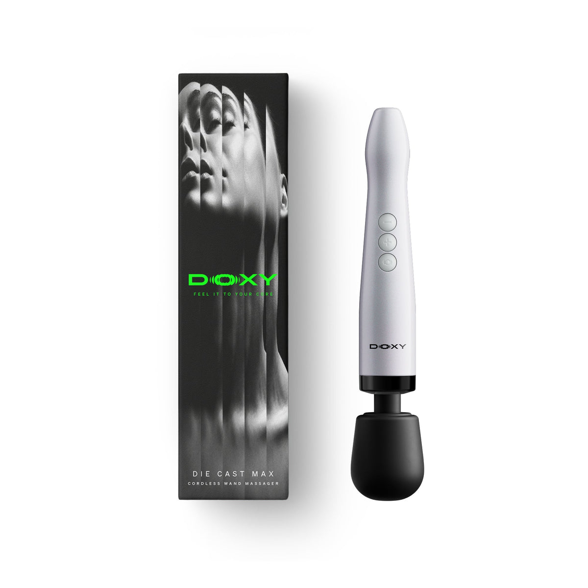Doxy Die Cast Max Cordless Massager Wand - White