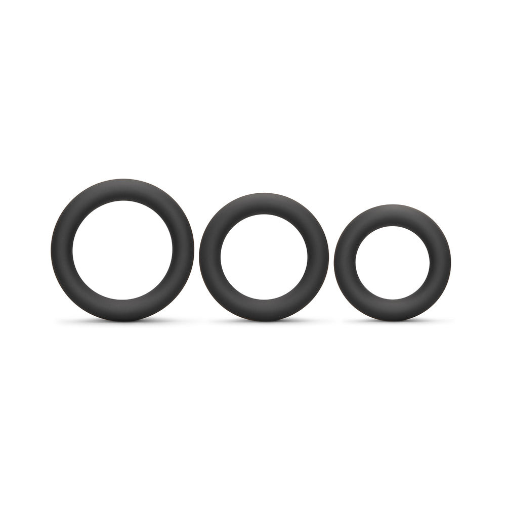 b-Vibe Snug Ring Swole 3-pack silicone cock rings