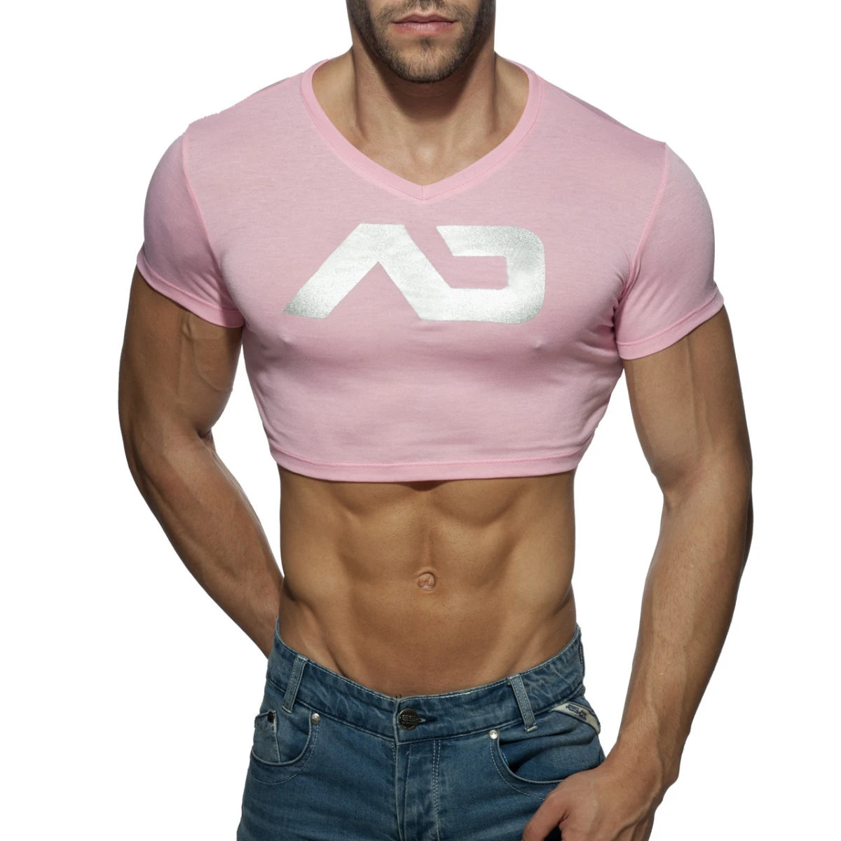 Addicted AD Crop Top - Pink