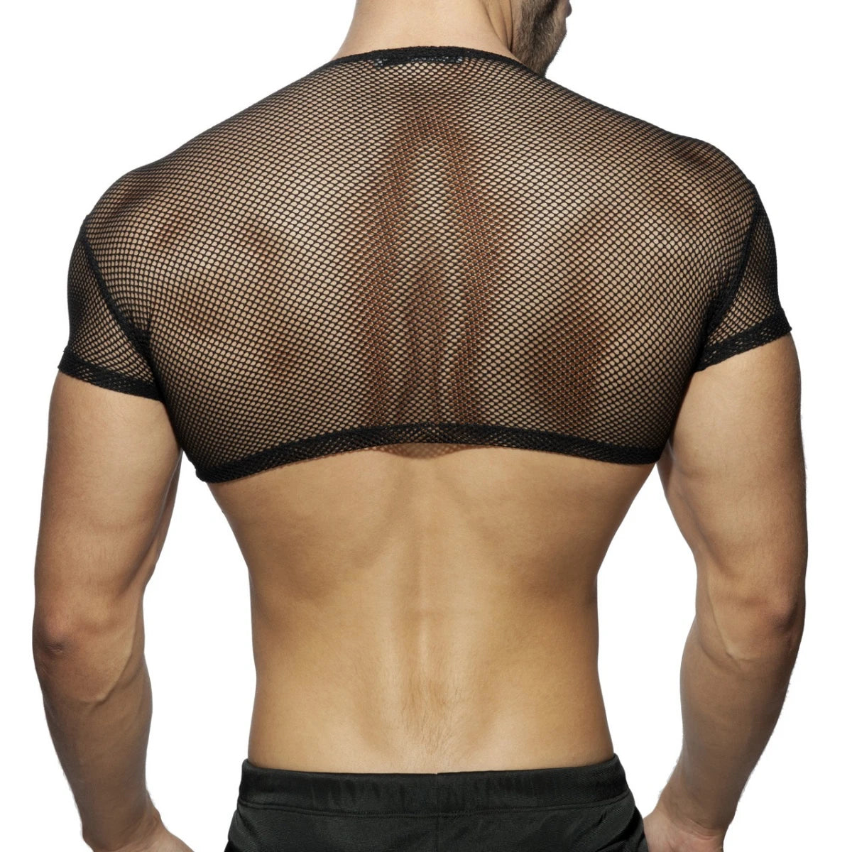 Addicted C-Through Crop Top - White