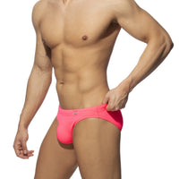 Addicted Neon Swim Bikini Brief - Neon Pink