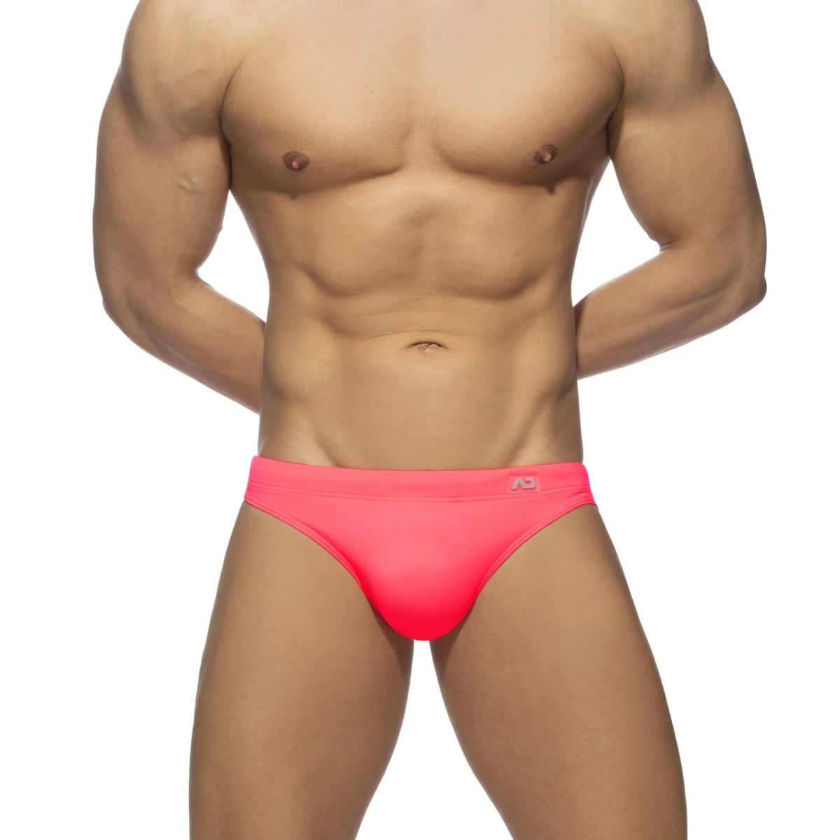 Addicted Neon Swim Bikini Brief - Neon Pink