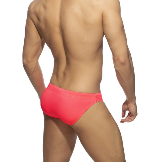 Addicted Neon Swim Bikini Brief - Neon Pink