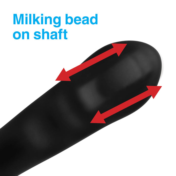 Alpha Pro 7X P-MILKER Silicone Prostate Stimulator w/ Milking Bead