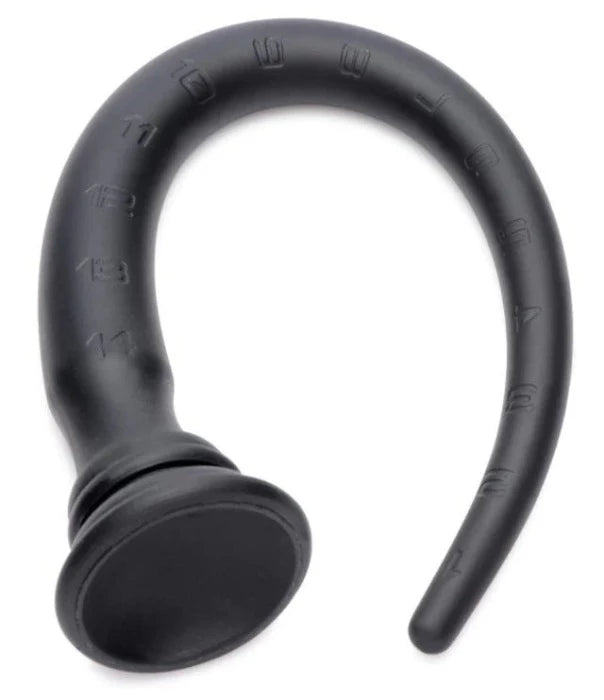 Hosed 15" Tapered Anal Hose -Black