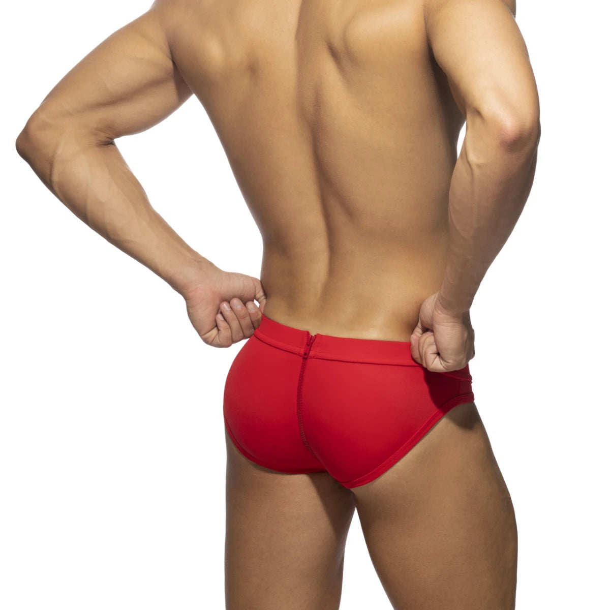 Addicted Allover Zip Swim Brief