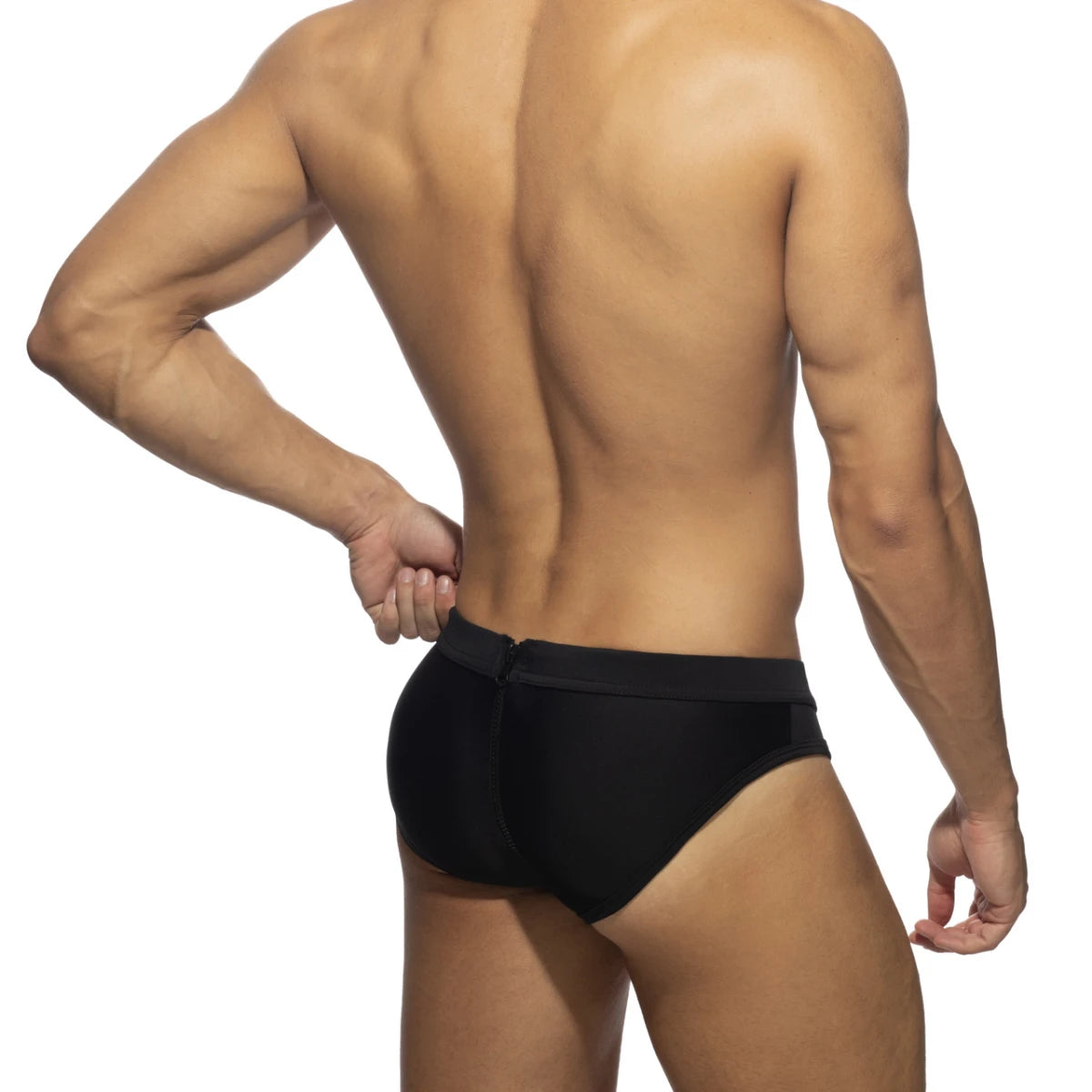 Addicted Allover Zip Swim Brief