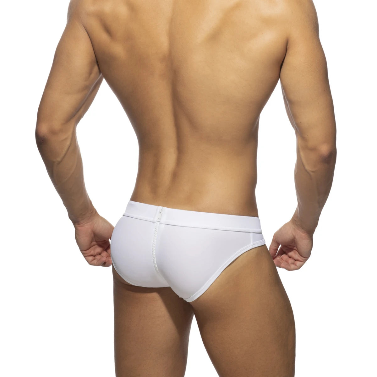 Addicted Allover Zip Swim Brief