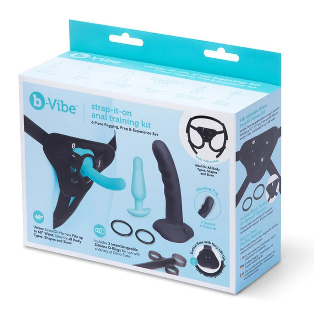 B-Vibe Strap-It-On Anal Training Kit