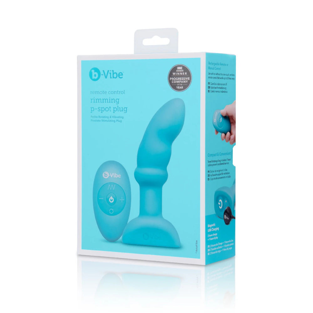 b-Vibe 'Rimming P-spot' Plug -Teal