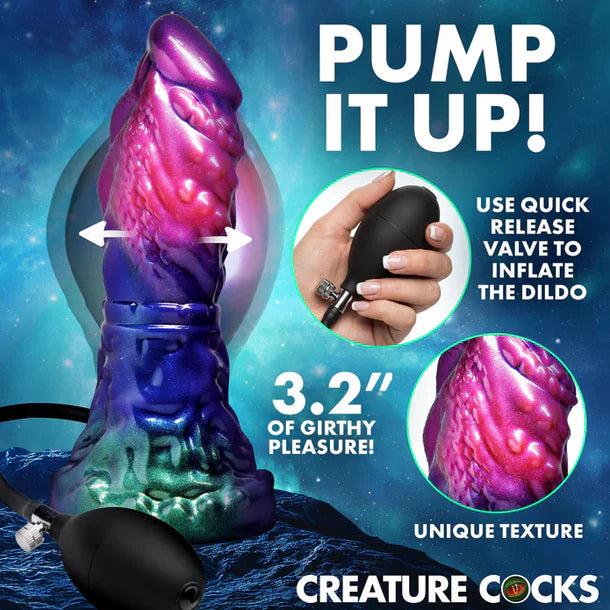 Creature Cocks 'Gorge Alien' Inflatable Silicone Dildo