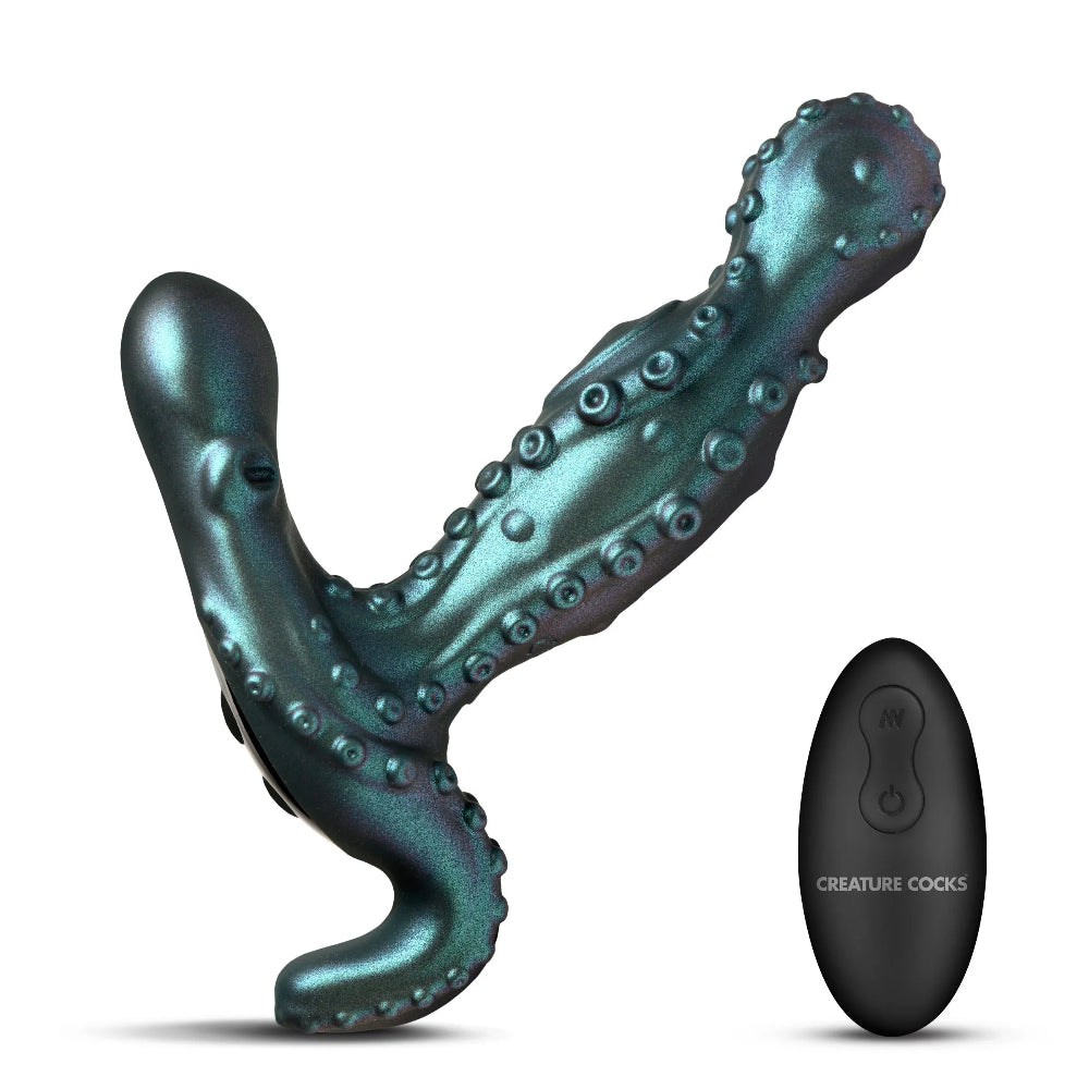 Creature Cocks 'Octoprobe' Gyrating Prostate Vibrator w/ Remote