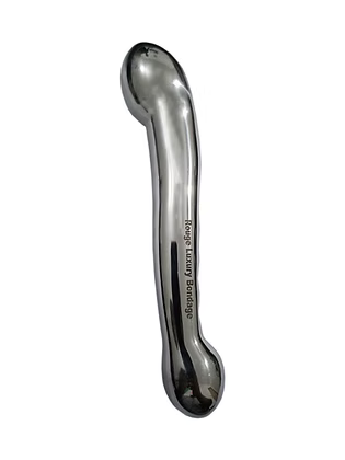 Rouge P-Spot/G-Spot Stainless Steel Dildo 7"